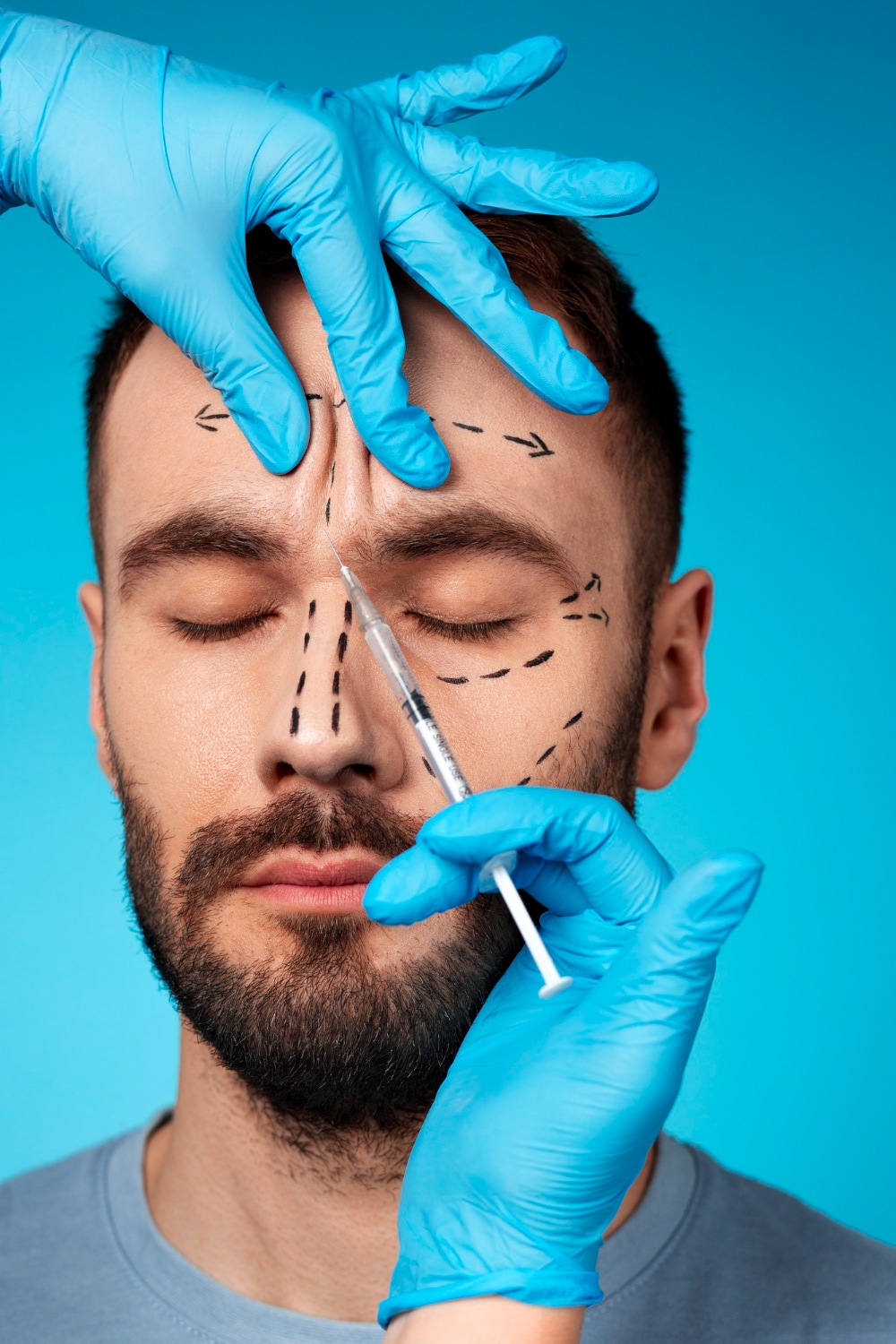 פיסול פנים לגבר