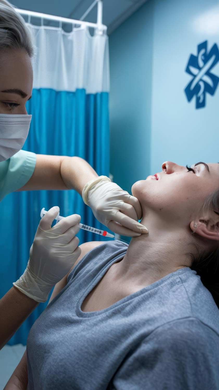 זריקה להמסת שומן בסנטר